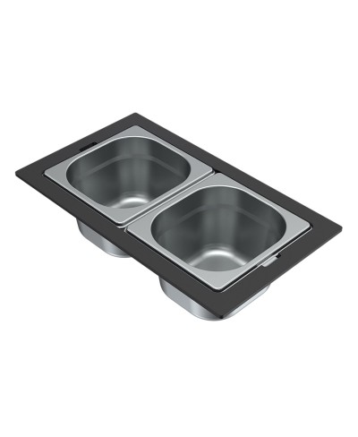 Μπολ ανοξείδωτο για νεροχύτη SINTESI Frame Inox KF012100IN ELLECI