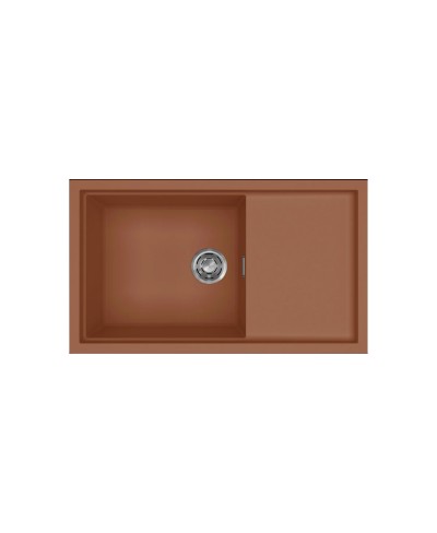 Νεροχύτης κουζίνας SINTESI 410 Cavern Clay 83 ELLECI 86x50cm