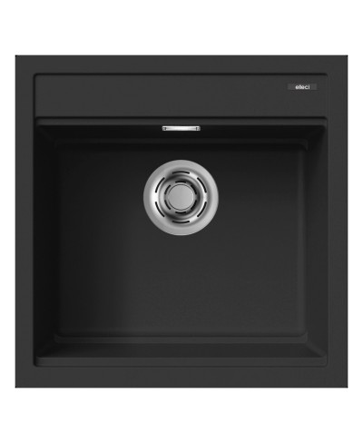 Νεροχύτης κουζίνας BEST 104 Black 86 ELLECI 51x51cm