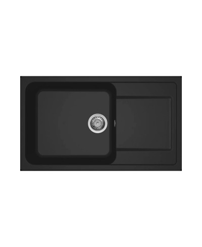 Νεροχύτης κουζίνας LIFE 410 Nero 40 ELLECI 86x50cm
