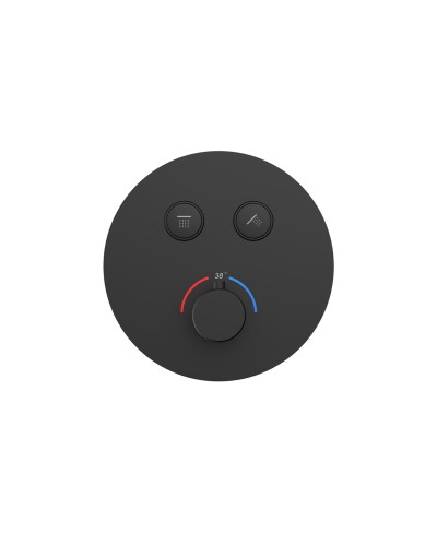 Θερμοστατικός μίκτης ντους διπλός ARTEMIS Nero SC173 2231 KARAG