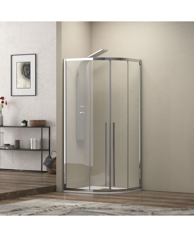 Καμπίνα ημικυκλική με διάφανο κρύσταλλο ELYSIUM 200 KARAG
