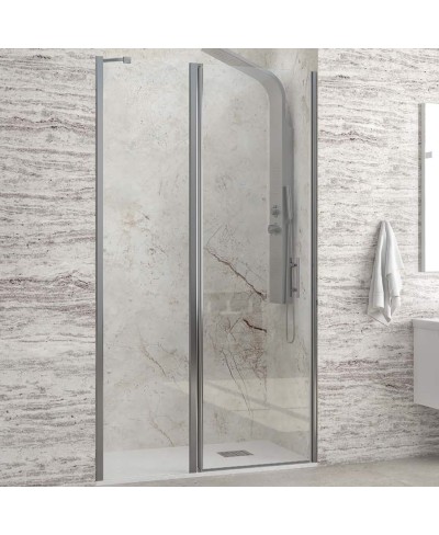 Καμπίνα από τοίχο σε τοίχο με διάφανο κρύσταλλο PANEX 400 ALTO Cromo KARAG 75x200cm
