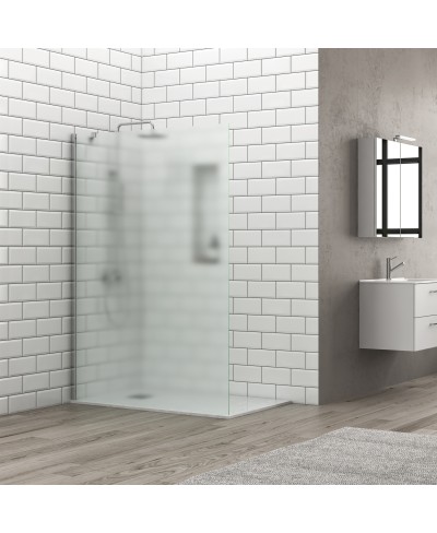 Σταθερό διαχωριστικό ντουζιέρας με icy κρύσταλλο S 28F ALTO Cromo KARAG 75x200cm