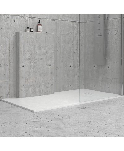 Ντουζιέρα ορθογώνια υψηλής αντοχής CLASSIC Bianco KARAG 200x80cm