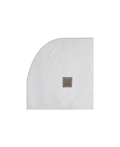 Ντουζιέρα ημικυκλική υψηλής αντοχής CLASSIC Bianco KARAG 80x80cm