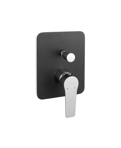 copy of Μίκτης ντους 2 εξόδων Black/Chrome ADORE BDR7PBLC FERRO