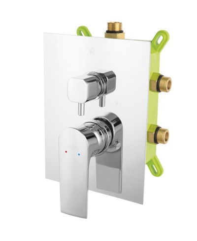 copy of Μίκτης ντους 3 εξόδων ALGEO SQUARE BAQ7P3BOX FERRO